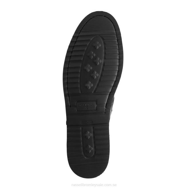 män svart Russell And Bromley sanmarino slip-on sneaker T4XZ433