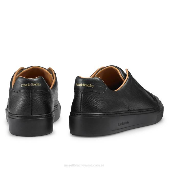 män svart Russell And Bromley slipway snörlösa sneaker T4XZ424