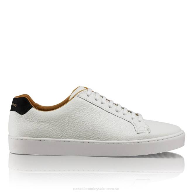 män vit Russell And Bromley park run low-top sneaker T4XZ460