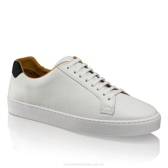 män vit Russell And Bromley park run low-top sneaker T4XZ460