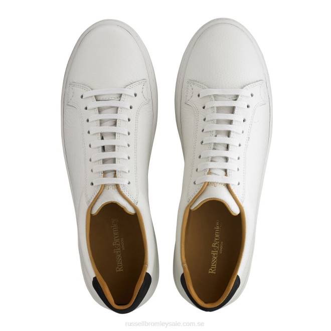 män vit Russell And Bromley park run low-top sneaker T4XZ460