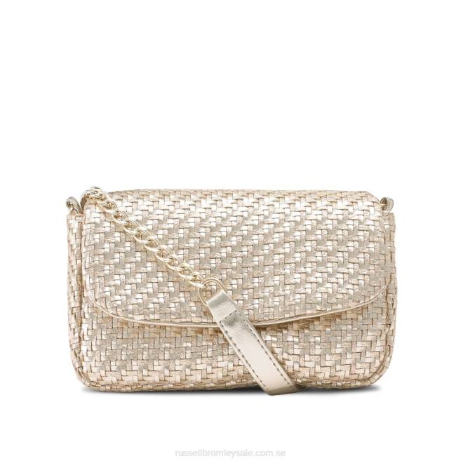 guld Russell And Bromley frihetsvävd axelväska T4XZ734