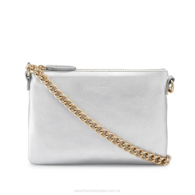 metallisk Russell And Bromley på axelkedja med dragkedja T4XZ766