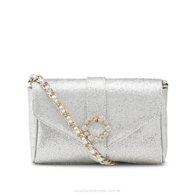 metallisk Russell And Bromley strikt jewel spänne kedjeväska T4XZ684