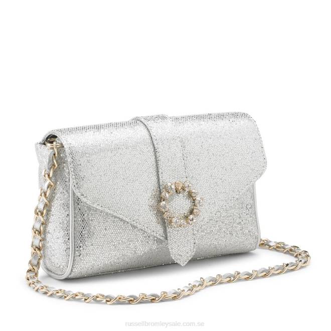 metallisk Russell And Bromley strikt jewel spänne kedjeväska T4XZ684