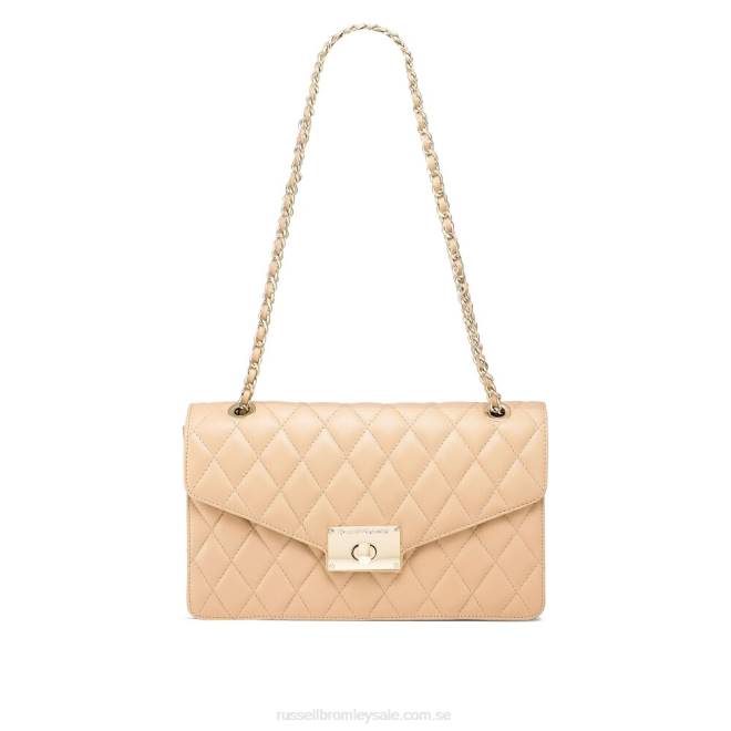 neutral Russell And Bromley quiltchain stor axelväska med kedja T4XZ670