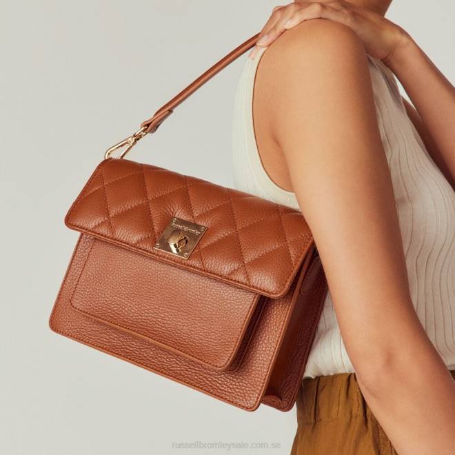solbränna Russell And Bromley arbeta det quiltad väska T4XZ688