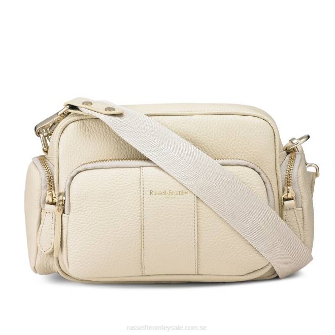 elfenben Russell And Bromley ögonblicksbild multi-pocket crossbody T4XZ718
