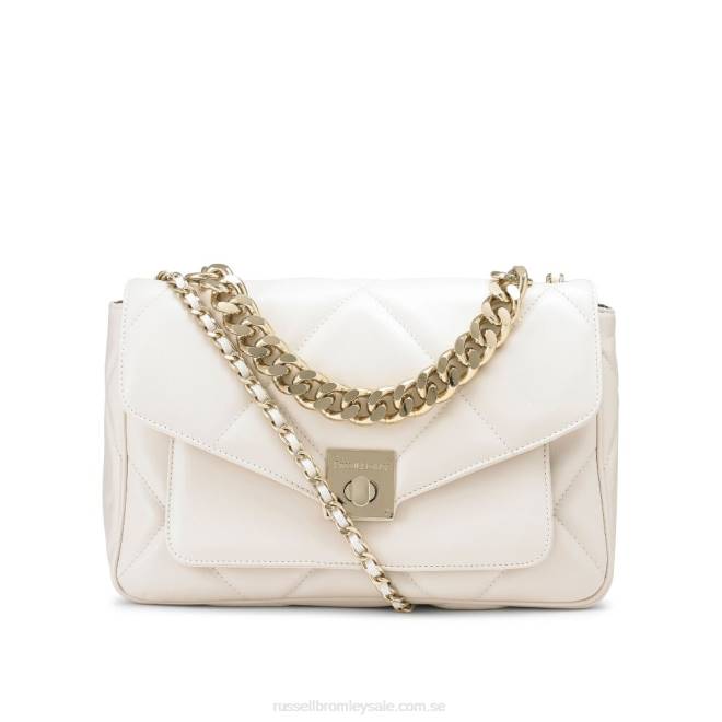 vit Russell And Bromley quiltpuff mjuk quiltad crossbody T4XZ715
