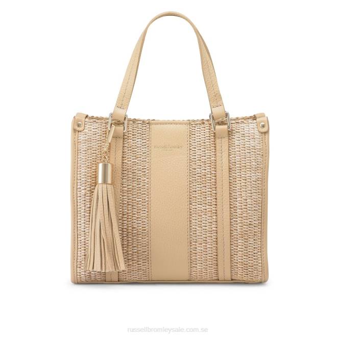 beige Russell And Bromley clarity mini gripväska T4XZ707