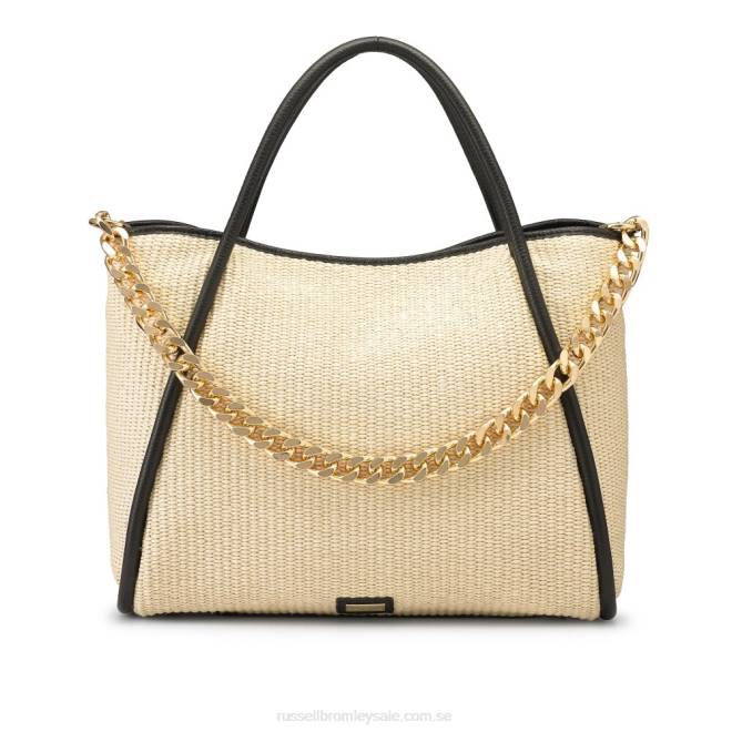 beige Russell And Bromley ikon kedja öst/väst gripväska T4XZ694