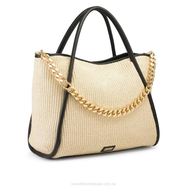 beige Russell And Bromley ikon kedja öst/väst gripväska T4XZ694