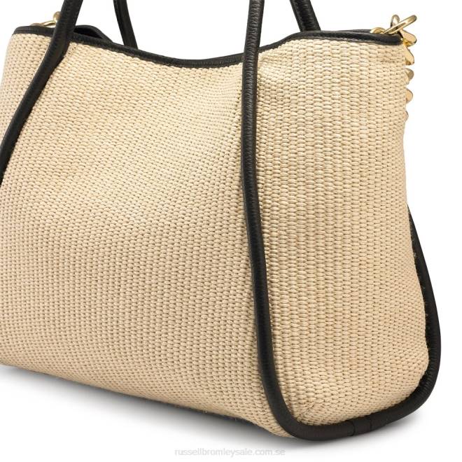 beige Russell And Bromley ikon kedja öst/väst gripväska T4XZ694