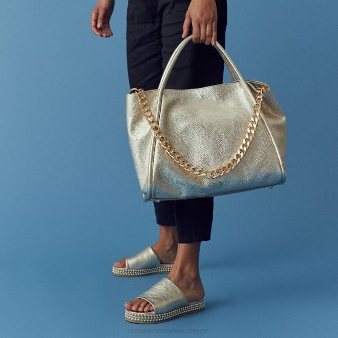 guld Russell And Bromley ikon kedja öst/väst gripväska T4XZ677