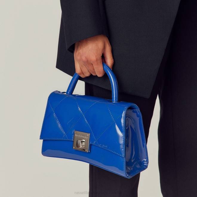 kvinnor blå Russell And Bromley on the rocks strukturerad gripväska T4XZ728