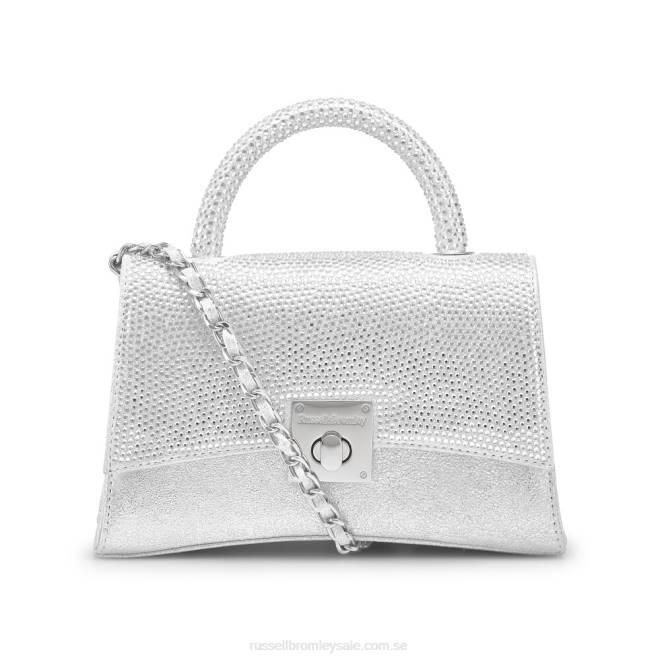 kvinnor metallisk Russell And Bromley on the rocks strukturerad gripväska T4XZ723