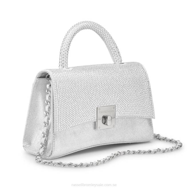 kvinnor metallisk Russell And Bromley on the rocks strukturerad gripväska T4XZ723