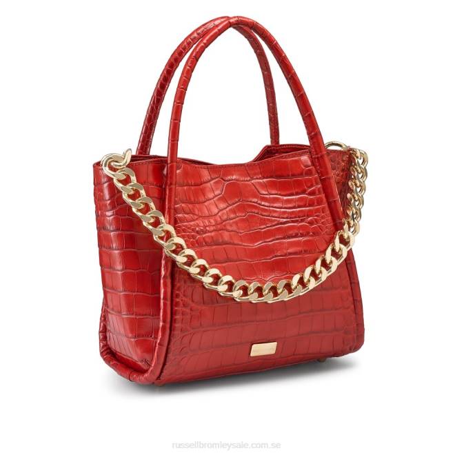 kvinnor röd Russell And Bromley ikon mini mini kedja gripväska T4XZ702