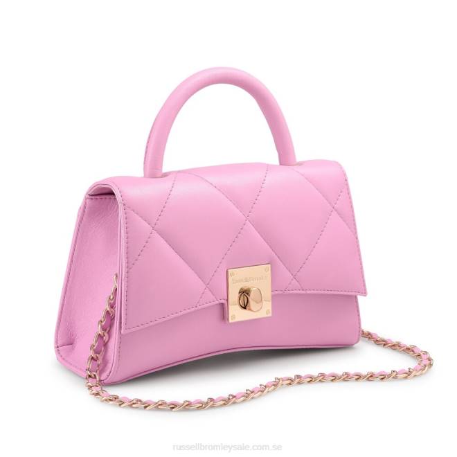 kvinnor rosa Russell And Bromley on the rocks strukturerad gripväska T4XZ725