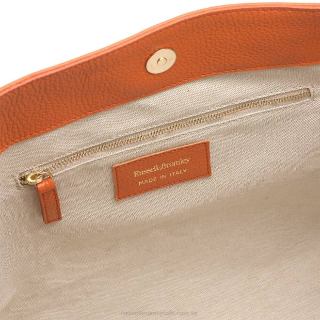 orange Russell And Bromley ikon kedja öst/väst gripväska T4XZ685