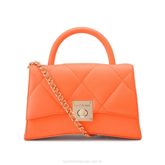 orange Russell And Bromley on the rocks strukturerad gripväska T4XZ738
