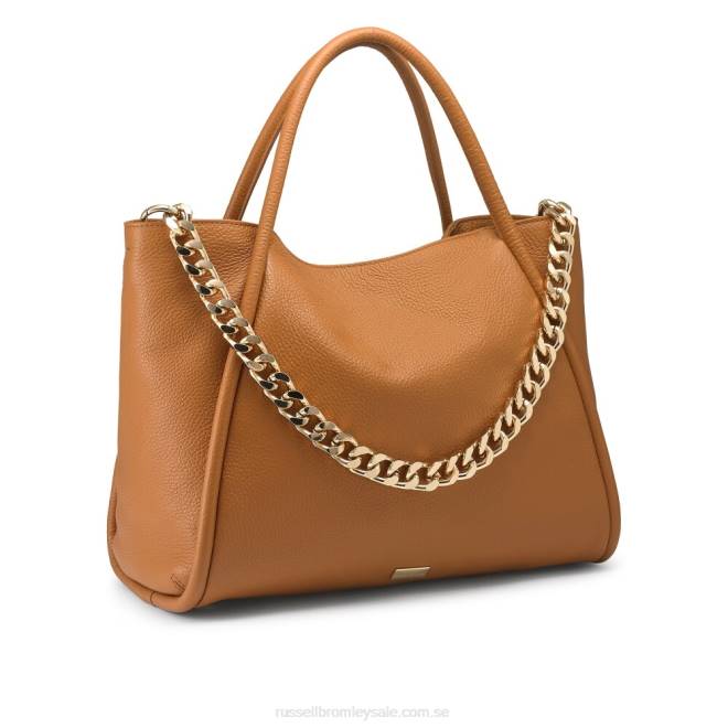 solbränna Russell And Bromley ikon kedja öst/väst gripväska T4XZ678