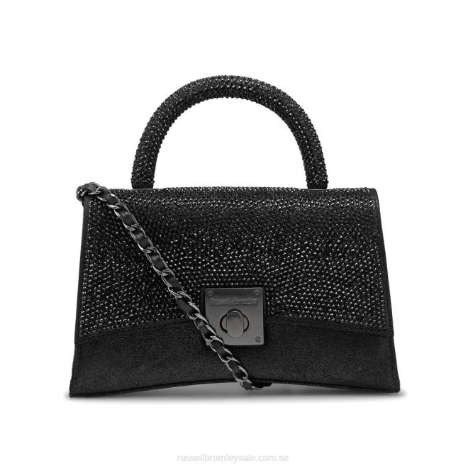 svart Russell And Bromley on the rocks strukturerad gripväska T4XZ722