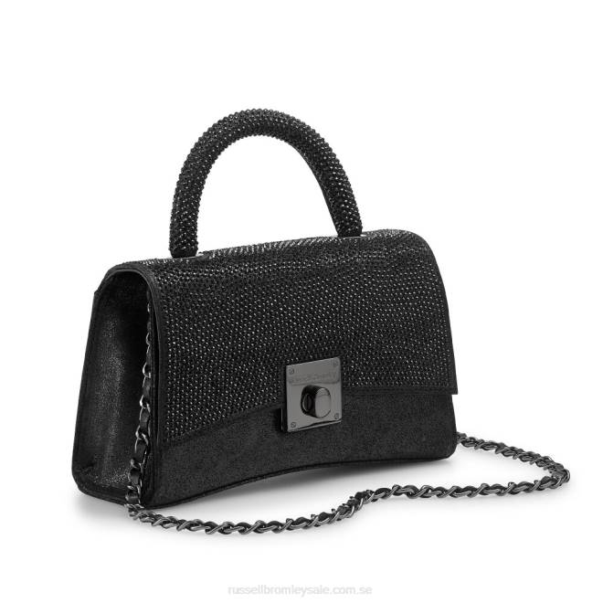 svart Russell And Bromley on the rocks strukturerad gripväska T4XZ722