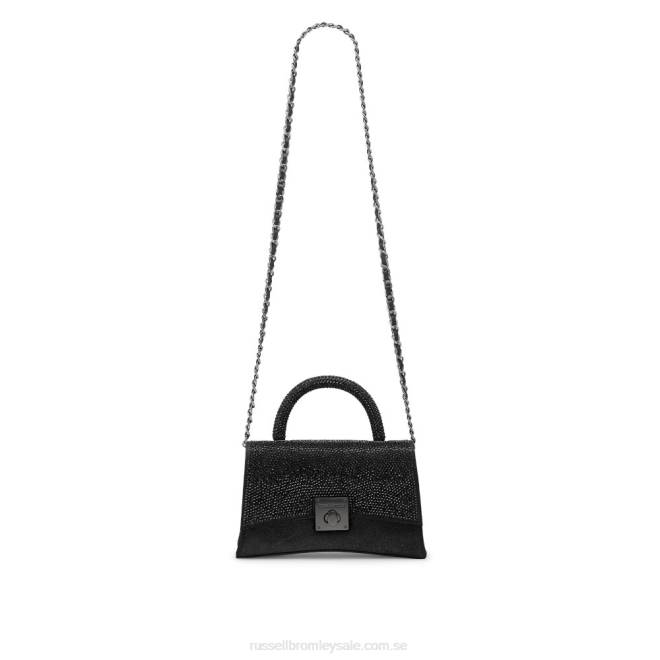 svart Russell And Bromley on the rocks strukturerad gripväska T4XZ722