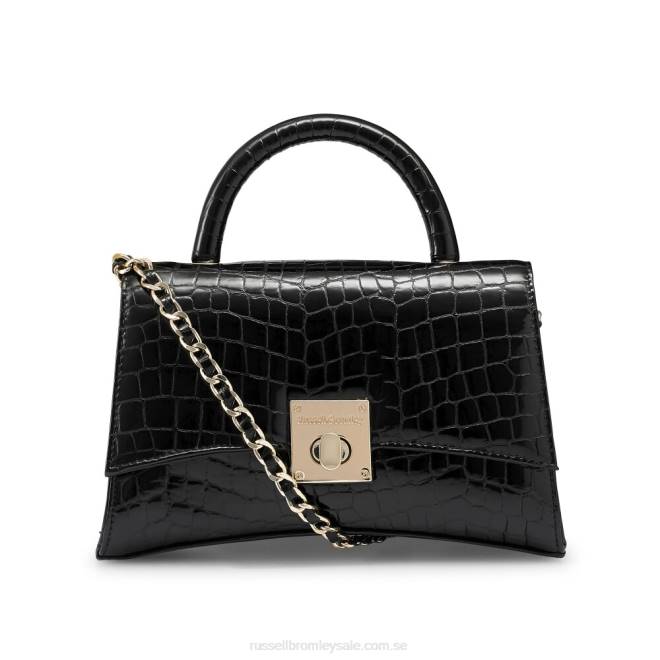 svart Russell And Bromley on the rocks strukturerad gripväska T4XZ724