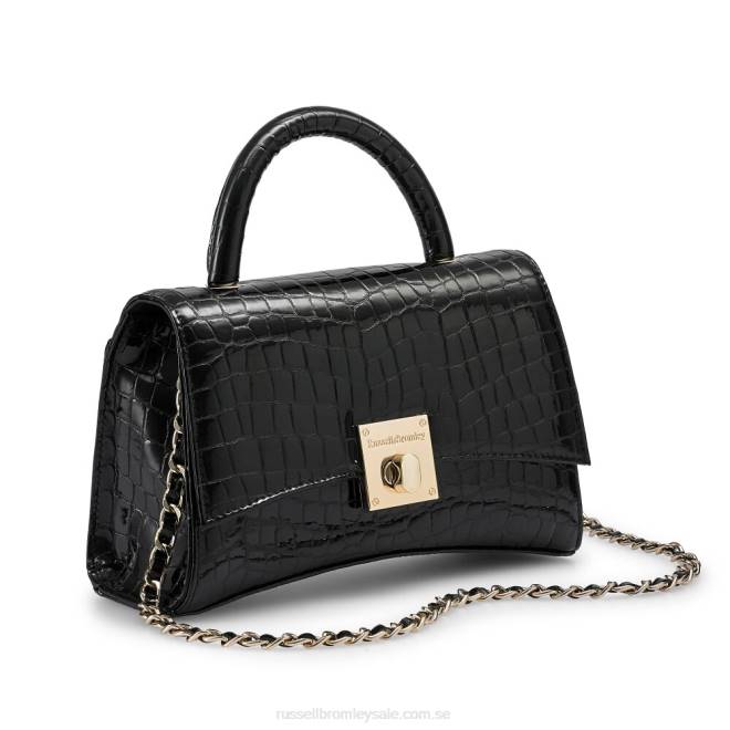 svart Russell And Bromley on the rocks strukturerad gripväska T4XZ724