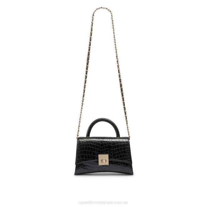 svart Russell And Bromley on the rocks strukturerad gripväska T4XZ724