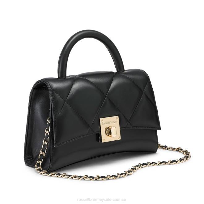 svart Russell And Bromley on the rocks strukturerad gripväska T4XZ742