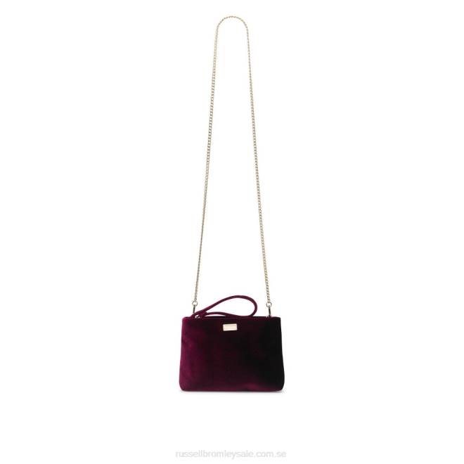 röd Russell And Bromley topouch zip top påse T4XZ780