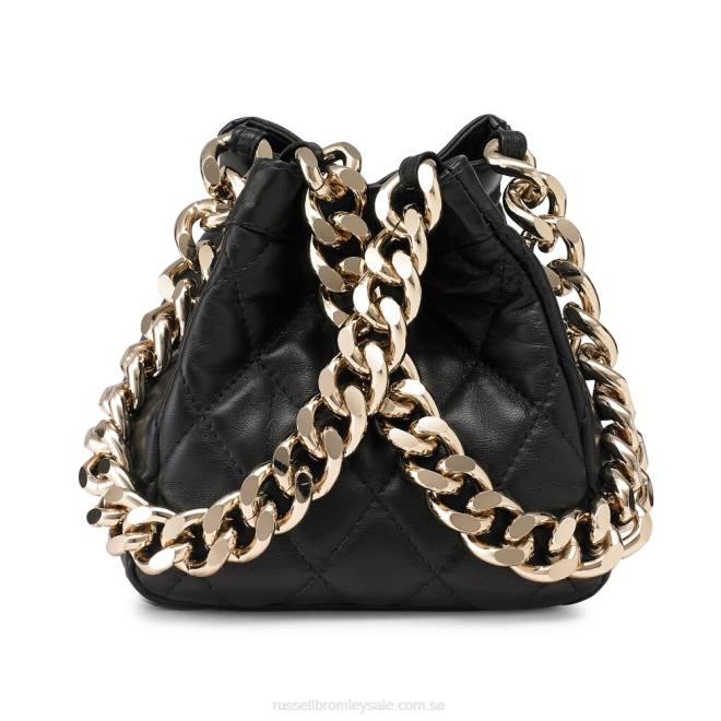 svart Russell And Bromley disco chunky kedjepåse T4XZ783