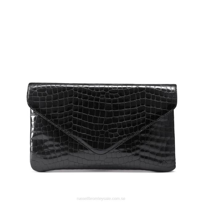 svart Russell And Bromley loopy överdimensionerad kuvertkoppling T4XZ774